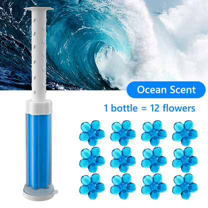 Toilet Cleaning Gel with Floral Scent Deodorizer